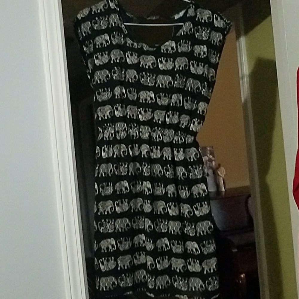 Maurices dress elephant print